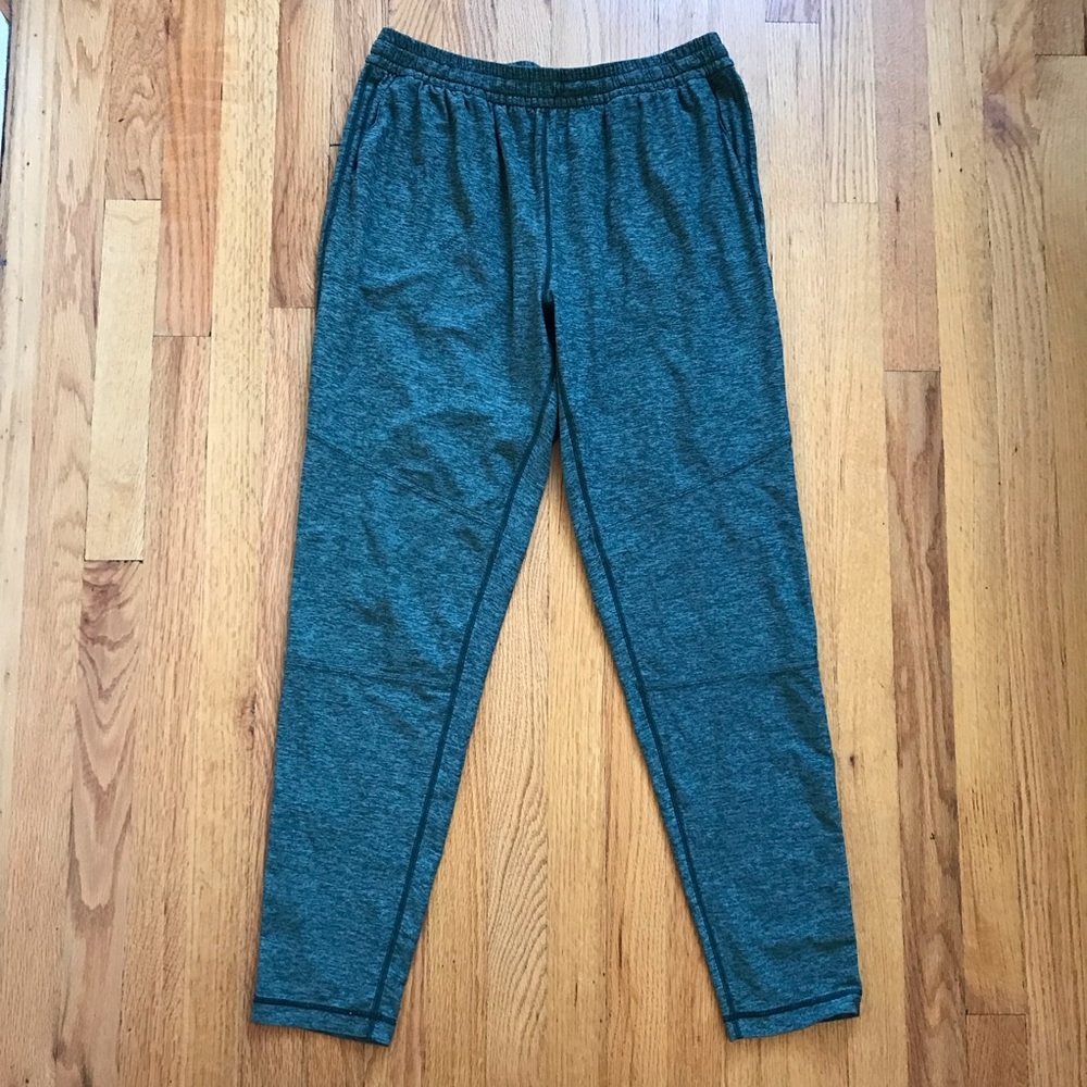 Outdoor Voices Heathered Teal Green Joggers Large